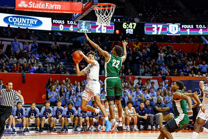 DePaul Prep Peoria Richwoods Illinois boys basketball March 8 2024 Nate Latsch 26621